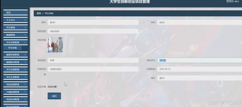 springboot计算机毕业设计大学生创新创业项目管理 数据库 调试部署 开发环境